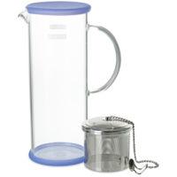 Lucent Glass Carafe W/ SS Infuser 48 oz.