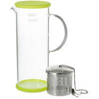 Lucent Glass Carafe W/ SS Infuser 48 oz.